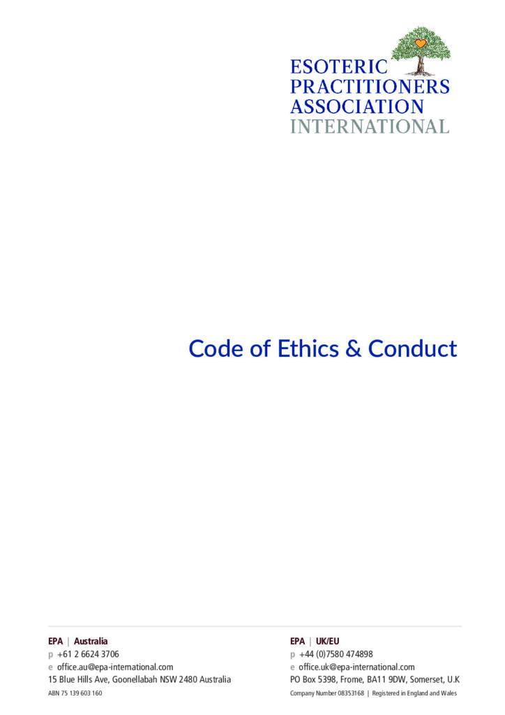 EPA Code of Ethics